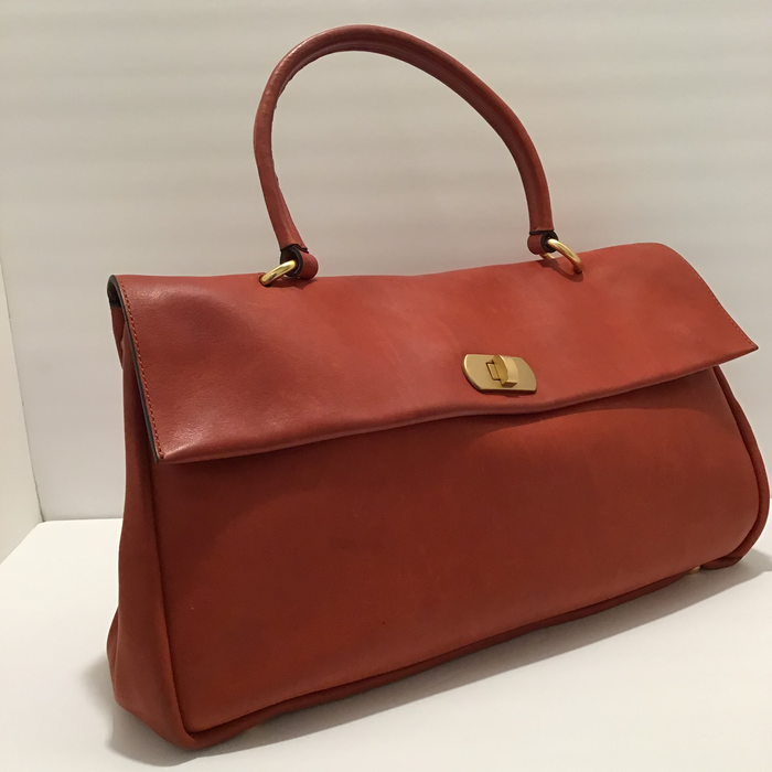 Marni Red Leather Handbag