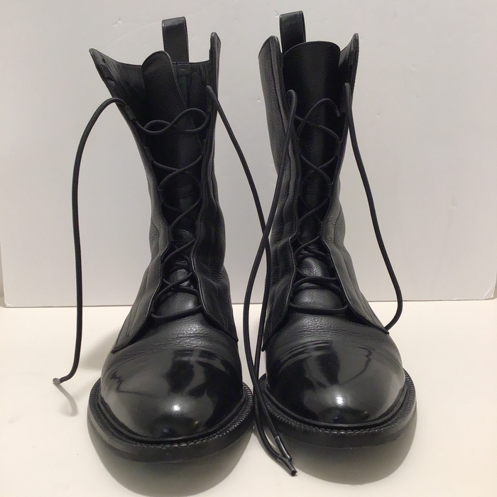I N C H 2 Black Brogue Boots Sz 38 (8)