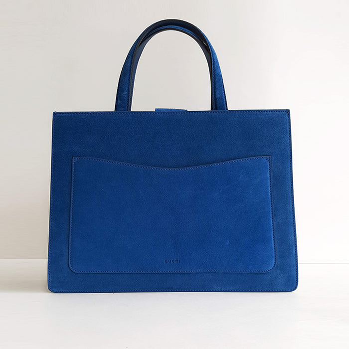 Gucci Dionysus Blue Suede Handbag