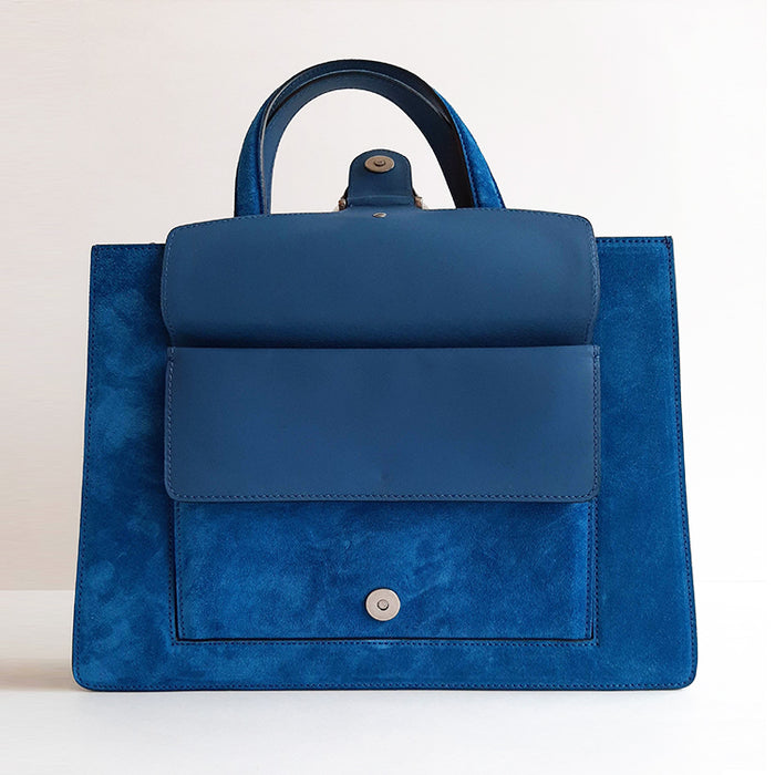 Gucci Dionysus Blue Suede Handbag