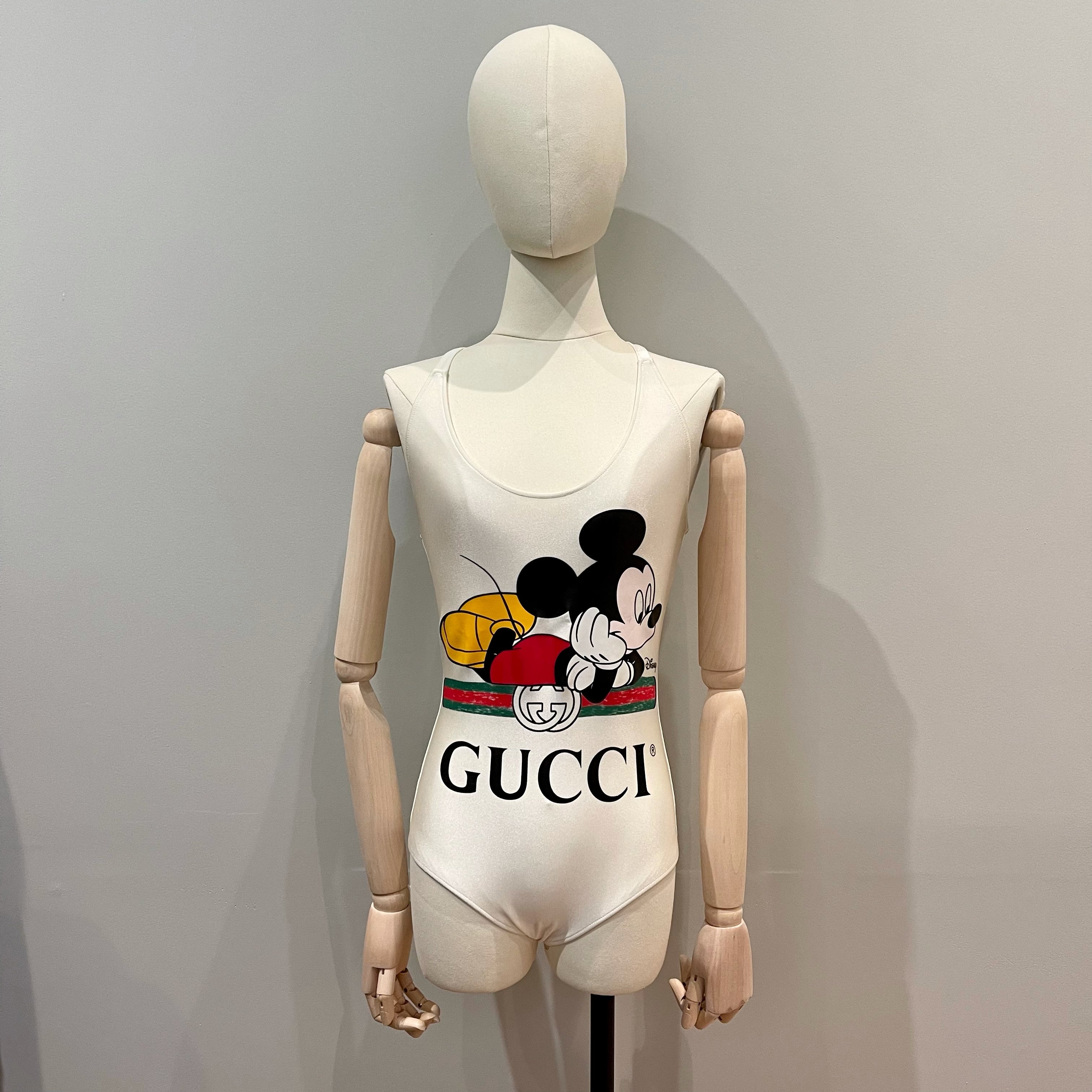 Gucci x Disney One-Piece Swimsuit w/ Tags - White - GDUIC20954