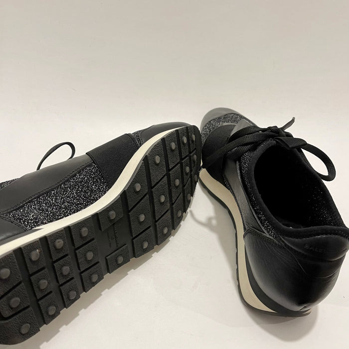 Balenciaga Black Sparkle Sneakers, Sz IT40, US 10