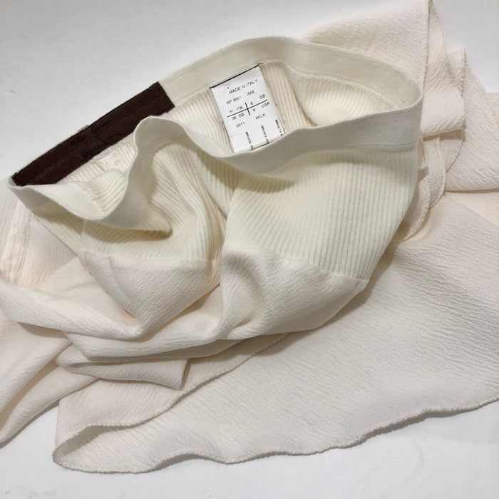 Rick Owens Naska SS12 White Skirt, Sz 40, US 4