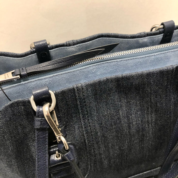 Prada Rectangular Denim Handbag