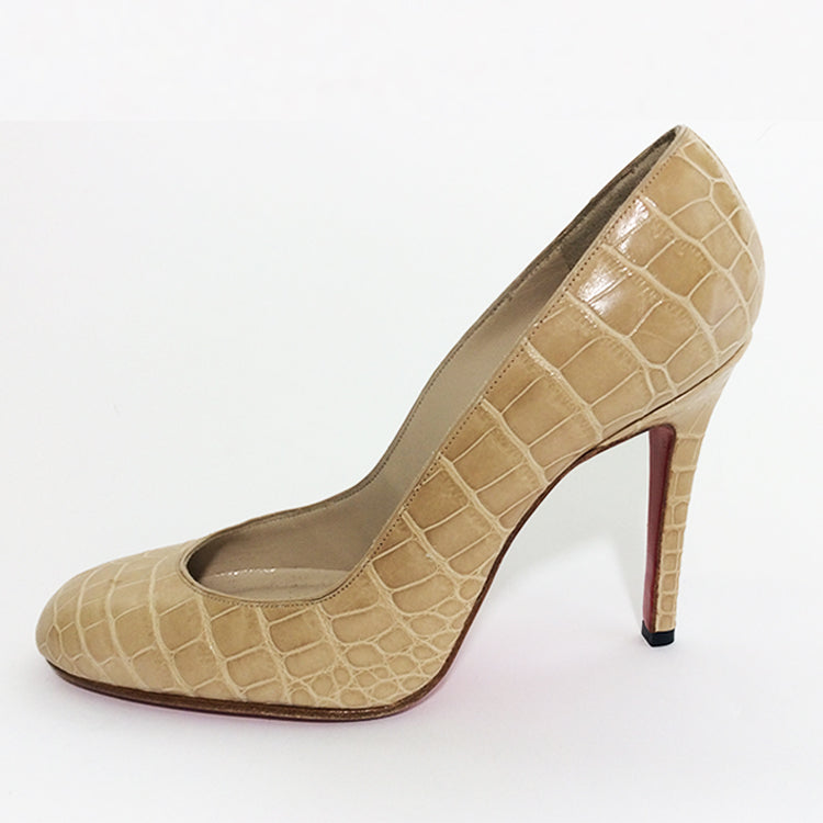 Louboutin crocodile discount