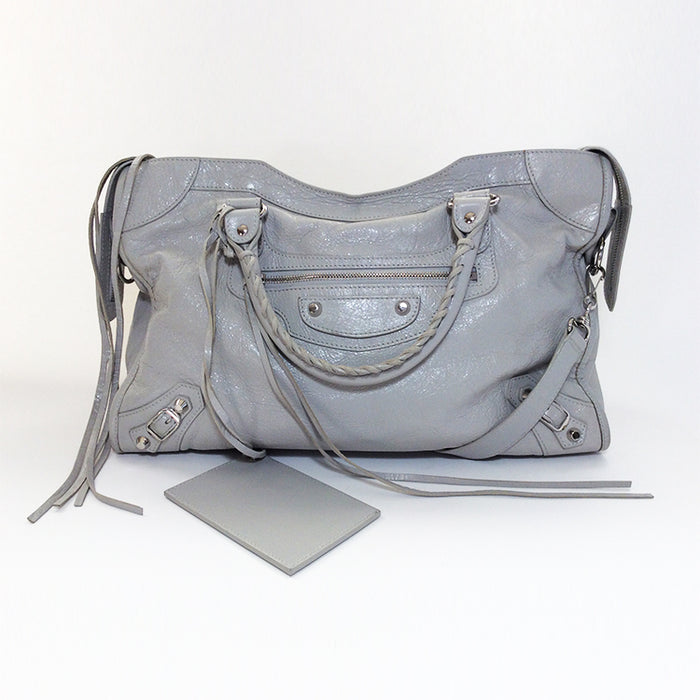Balenciaga Classic Grey City Handbag