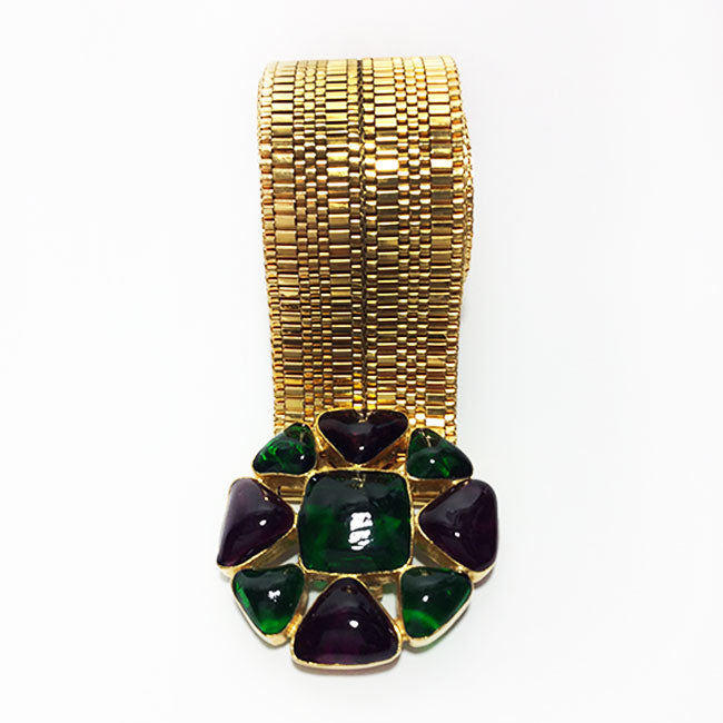 Chanel Vintage Gripoix Gold Chain Belt
