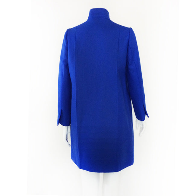 Stella McCartney Royal Blue Wool Coat Sz 40 (4)