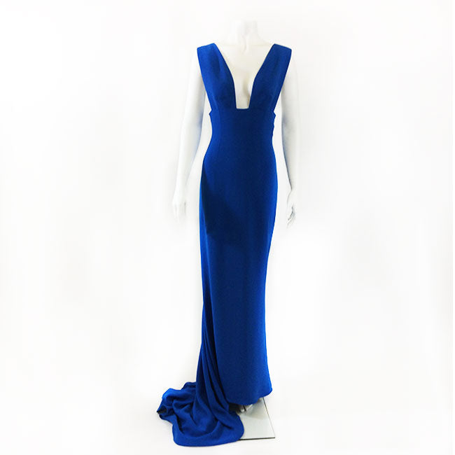 Stella McCartney Aquamarine Falabella Crystal Gown – Stanley Korshak